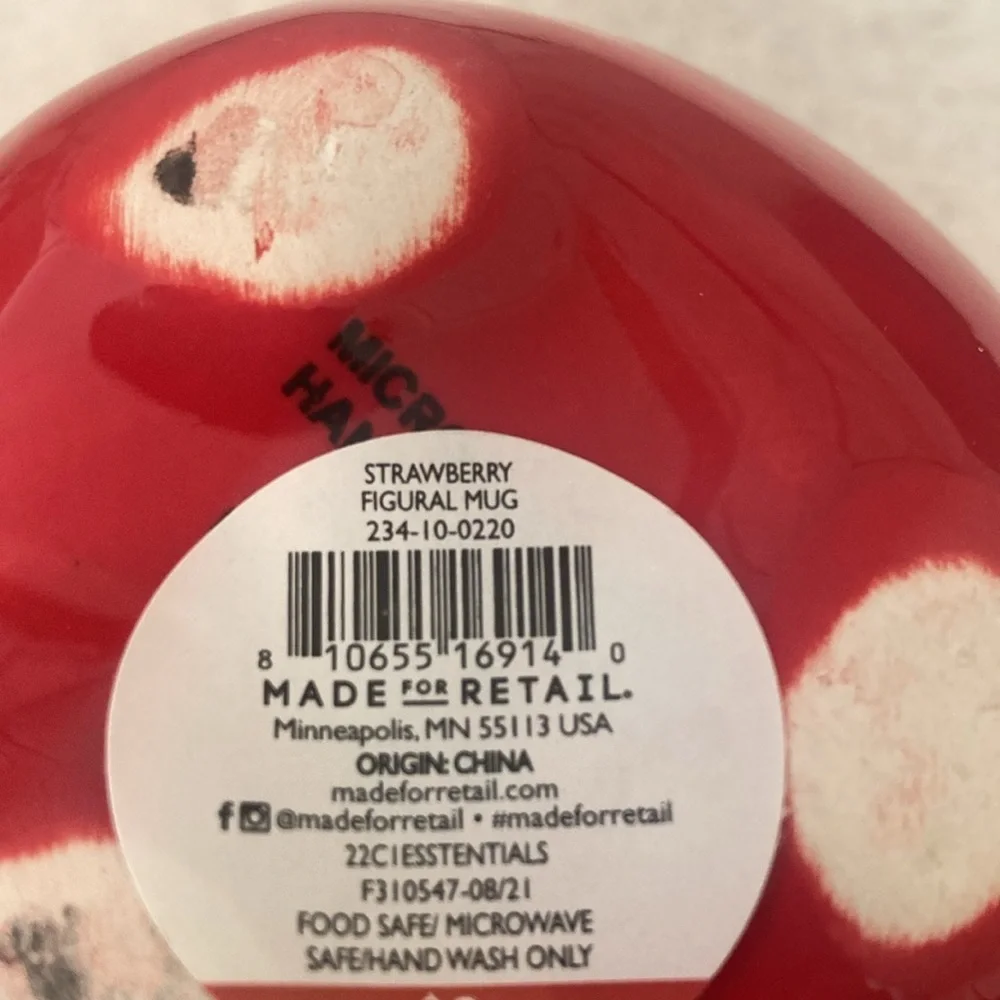 Target BP Strawberry Figural Mug